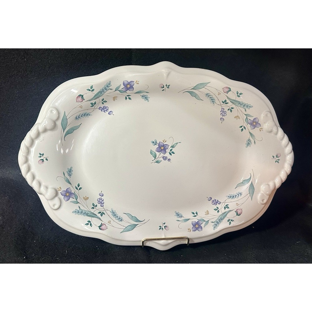 Pfaltzgraff April 16" Oval Platter. EUC. Hard To Find